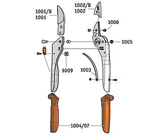 Original LÖWE 1.117, Jagdschere, zum Aufbrechen und Zerwirken von Schalenwild