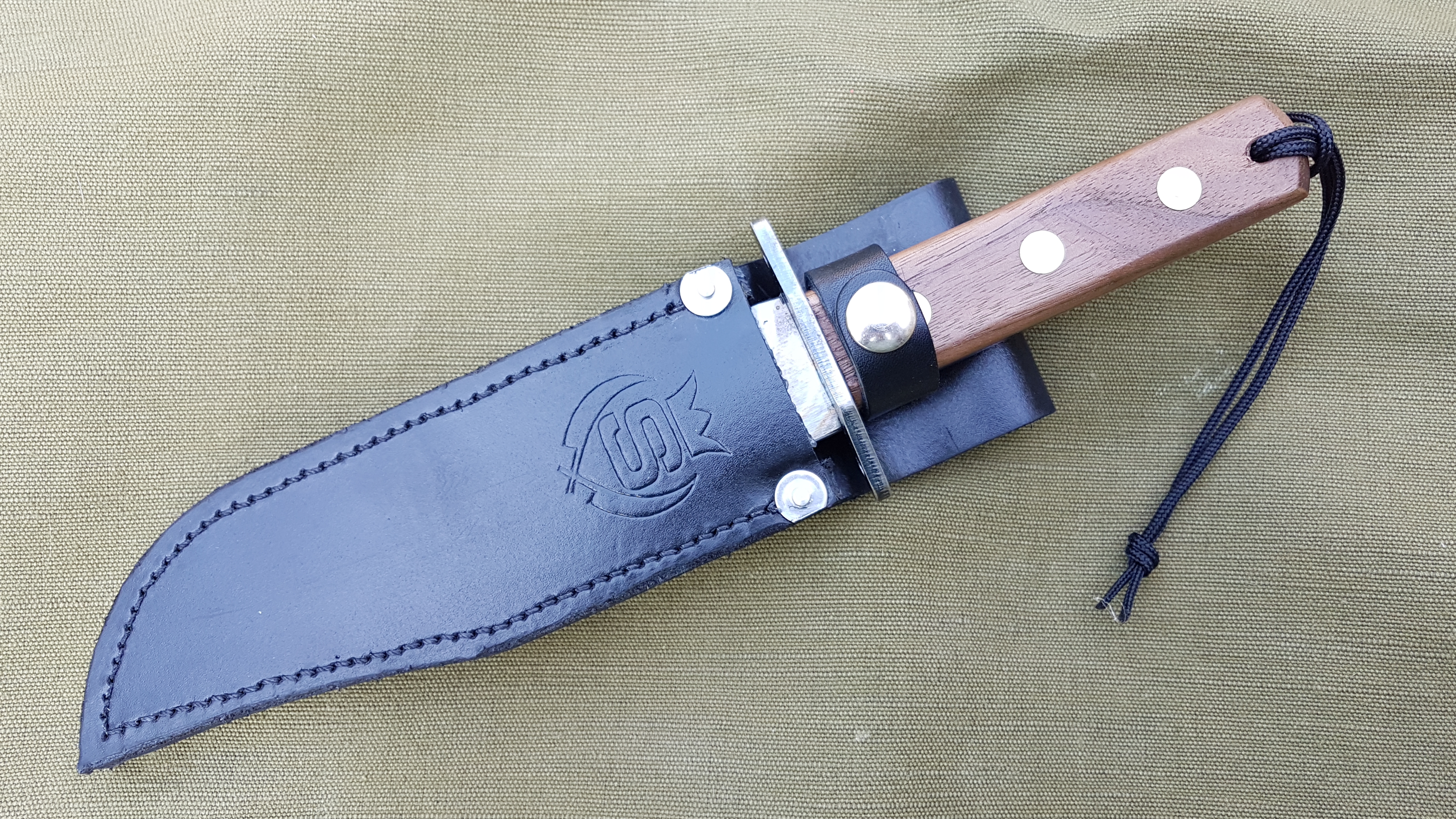 Svörd Ranger Bowie-Messer 6,5", Klingenlänge 170 mm, Afrikanisches Wenge-Holz
