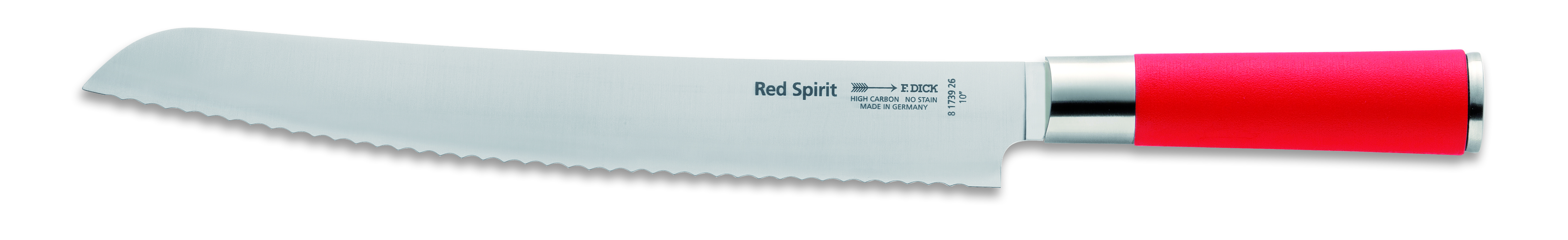 DICK Brotmesser, Wellenschliff, 26 cm, Red Spirit