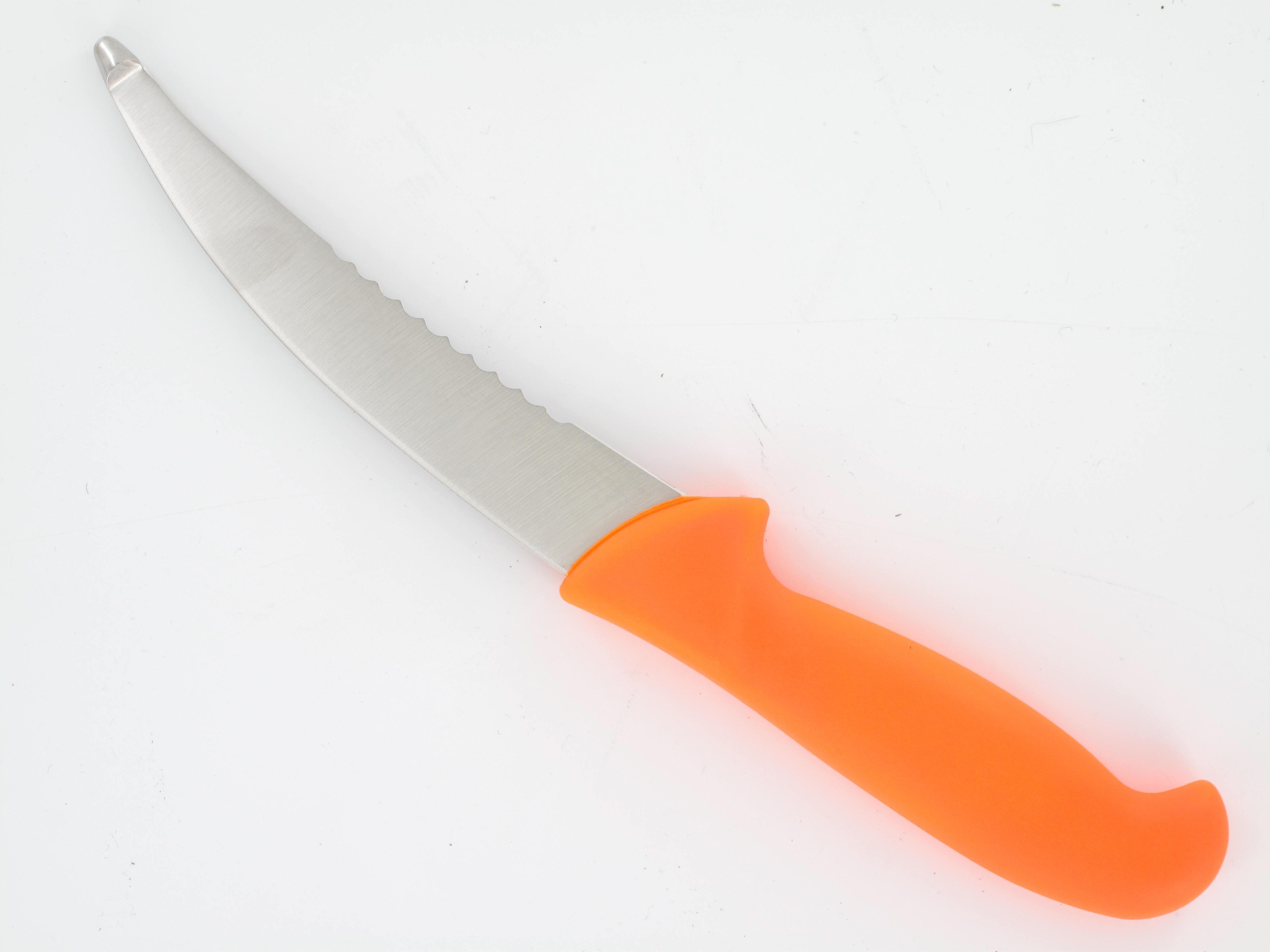 DICK Aufbrechmesser 15 cm, Griff orange, mit Säge, für Schalenwild