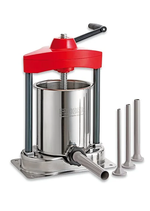 F.DICK Füllrohr, Kunststoff-Set, ø 12,18,22,30 mm, passend für DICK Tischwurstfüller ab 6,8 Liter,73120|1345615