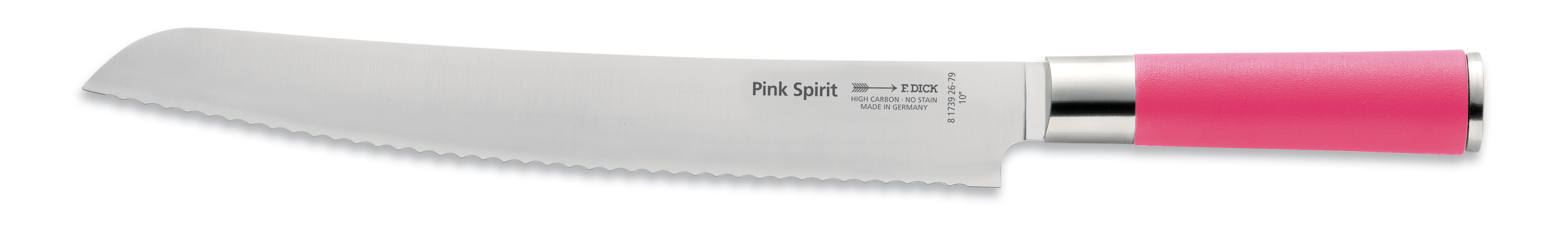 DICK Brotmesser, Wellenschliff, 26 cm, Pink Spirit