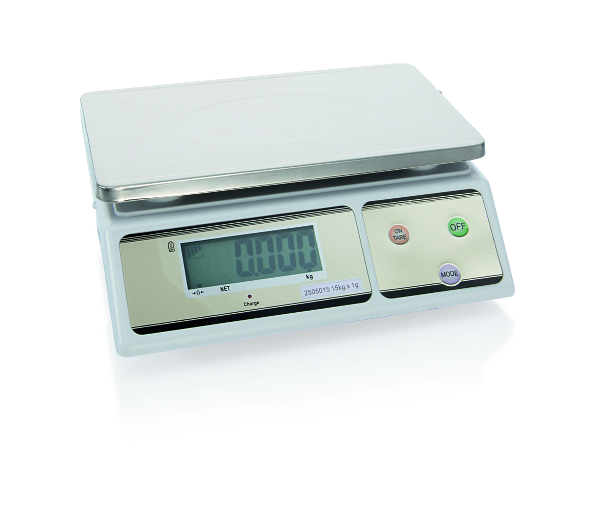 Digitalwaage bis 15 kg / Unterteilung 1 gr